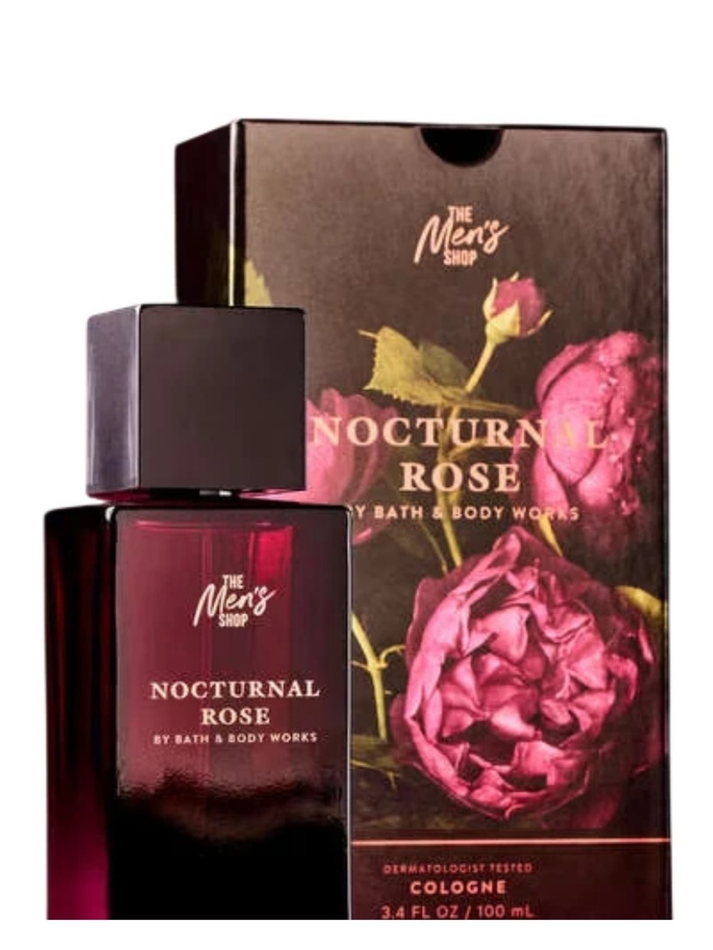 Bath & Body Works Nocturnal Rose Cologne - Deep Rose Pink & Black